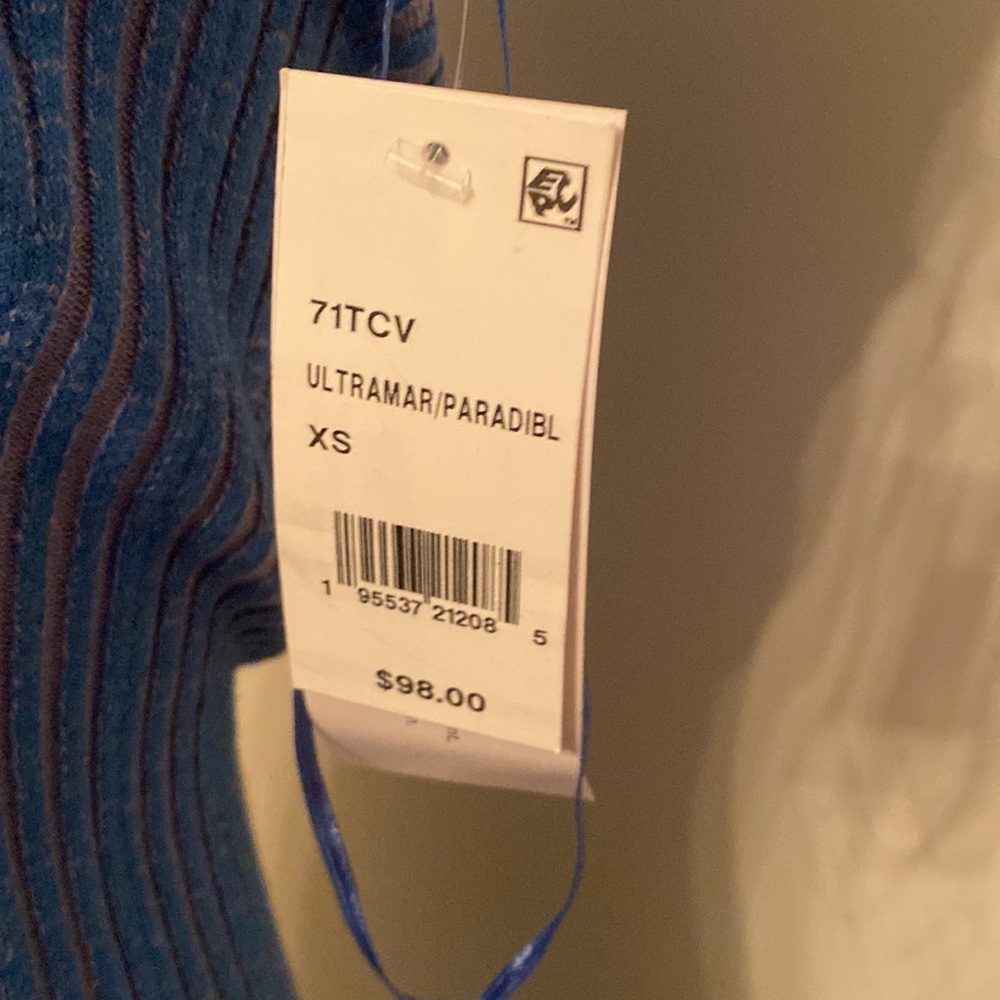 NWT French Connection Blue Dress - Picture 4 of 5